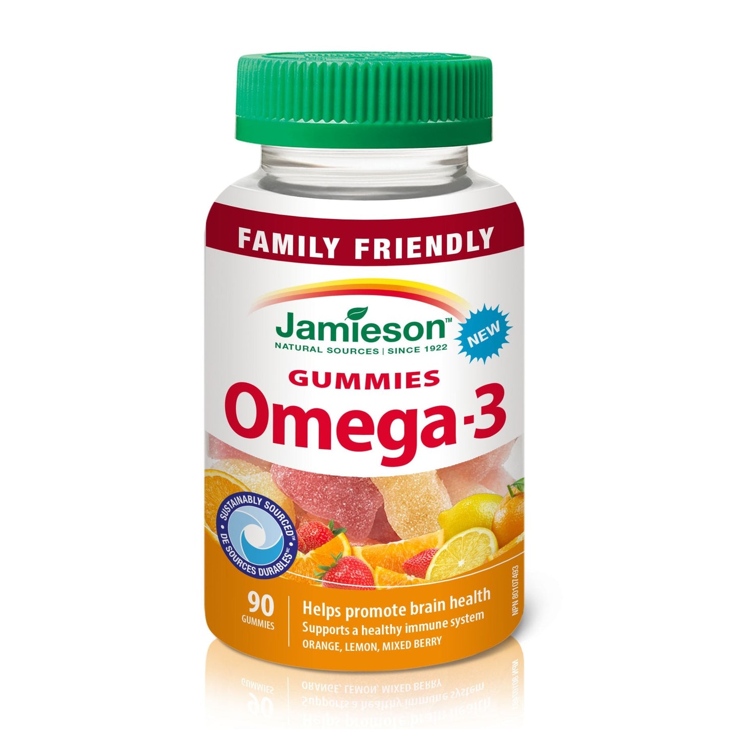 Jamieson 全家喜愛奧米加 omega‐3 軟糖 90 粒 
