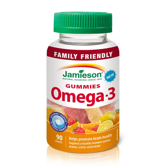 Jamieson 全家喜愛奧米加 omega‐3 軟糖 90 粒 